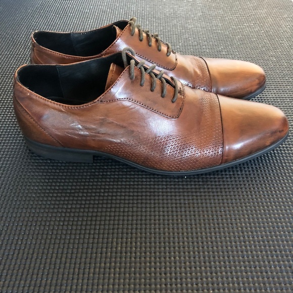 Call It Spring Dress Shoes Brown Leather - US 8 Men - Picture 1 of 9